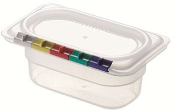 Гастроемкость 1/9 h= 65 мм. 0,6 л. п/п прозрачная /1/21/