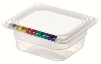 Гастроемкость 1/6 h= 65 мм. 1 л. п/п прозрачная /1/14/