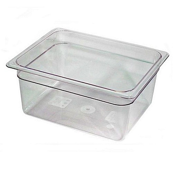 Гастроемкость 1/2 h=150 мм. 8,9 л. поликарб. прозрач. /1/12/