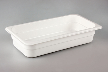 Гастроемкость 1/3 h= 65 мм. 2,4 л. п/п белая /1/7/