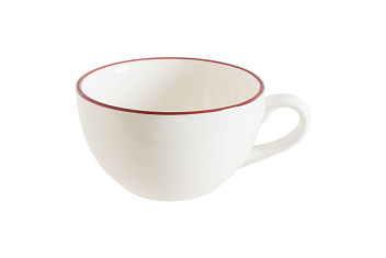 Чашка 230 мл. чайная d=93 мм. h=69 мм. Линеа Бургундия (блюдце 78038) Bonna /1/6/792/