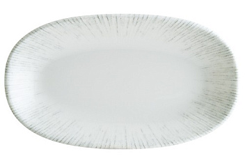 Блюдо овальное 190*110 мм. Ирис Серый, форма Гурмэ Bonna /1/12/2304/ ВДОХНОВЕНИЕ