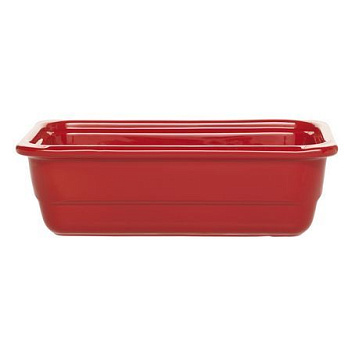 Гастроемкость 1/3 h=100 мм. 3,1 л. красная керам Emile Henry /1/3/210/ ТП