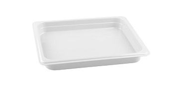 Гастроемкость 1/2 h= 40 мм. 2,3 л. п/п белая /1/24/