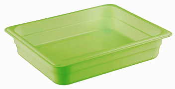 Гастроемкость 1/2 h= 65 мм. 3,8 л. п/п зеленая /1/14/