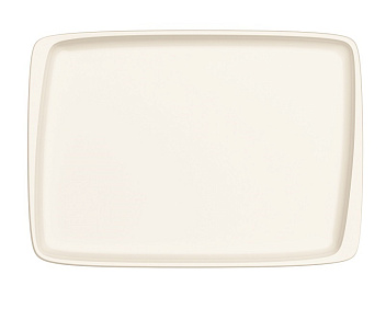 Блюдо прямоуг. 230*160 мм. Белый, форма Мув 2 Чойс Bonna /1/12/
