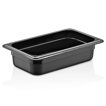 Гастроемкость 1/4 h= 65 мм. 1,5 л. п/п черная GP /1/24/