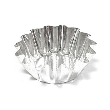 Форма для кекса №3 75 мл d=80 мм. h=25 мм. нерж. /1/10/ 200/