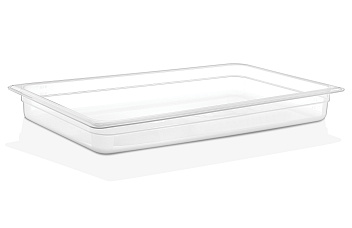 Гастроемкость 1/1 h= 65 мм. 6 л. п/п прозрачная GP /1/6/