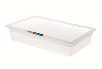 Гастроемкость 1/1 h= 65 мм. 8,5 л. п/п прозрачная /1/7/