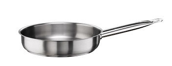 Сковорода d=24 см. h=6,5 см. 2,6 л. нерж. (индукция) Мастер Pinti /1/