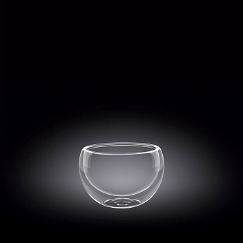 Соусник  50 мл. d=50 мм. h=40 мм. с двойными стенками Термостекло Wilmax /6/240/