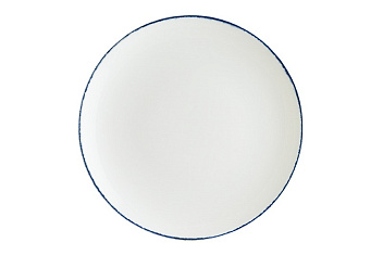 Тарелка d=300 мм. Ретро синий край, форма Гурмэ Bonna /1/6/372/