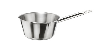 Сотейник  0,7 л. нерж. d=14 см. h=6,3 см. конический б/кр (индукция) Мастер Pinti /1/