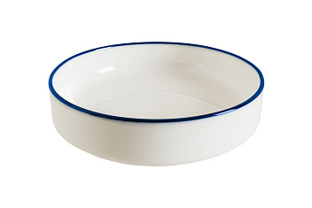 Салатник d=160 мм. 500 мл. h=40 мм. штабелир. Линеа Синий, форма Хюгге Bonna /1/12/