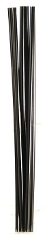 Трубочки кокт. 0,3*24 см. 1000 шт/уп. прямые черные ТОНКИЕ /1/20/