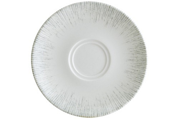 Блюдце d=160 мм. Ирис Серый (чашка 70234), форма Гурмэ Bonna /1/6/1848/ ВДОХНОВЕНИЕ
