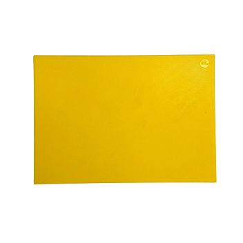 Доска разделочная п/п 600*400*18 мм. желтая поверхность шагрень MGprof /1/5/