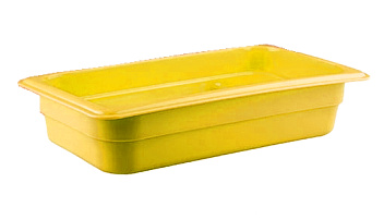 Гастроемкость 1/3 h= 65 мм. 2,4 л. п/п желтая /1/7/