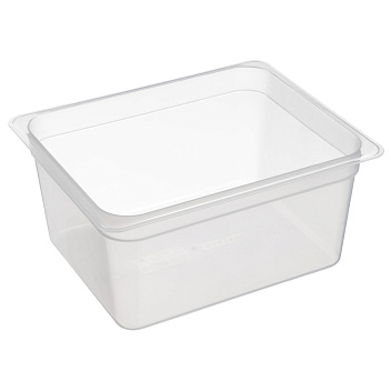 Гастроемкость 1/2 h=150 мм. 8,9 л. п/п прозрачная  /1/8/