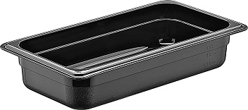 Гастроемкость 1/3 h= 65 мм. 2 л. п/п черная GP /1/18/