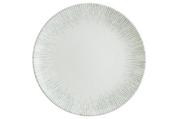 Тарелка d=300 мм. Ирис Серый, форма Гурмэ Bonna /1/6/372/ ВДОХНОВЕНИЕ