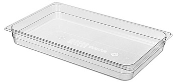 Гастроемкость 1/1 h= 65 мм. 8,5 л. поликарб. прозрач. /1/7/