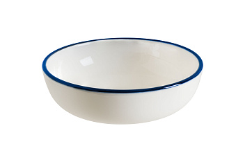 Салатник d=140 мм. 350 мл. h=50 мм. штабелир. Линеа Синий, форма Хюгге Bonna /1/12/