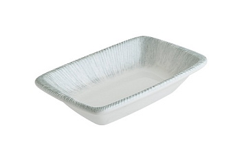 Соусник 100 мл. 140*85 мм. h=30 мм. касалетка Ирис Серый, форма Мув Bonna /1/12/3168/ ВДОХНОВЕНИЕ