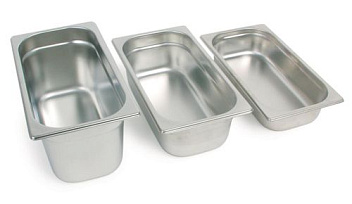 Гастроемкость 1/3 h= 65 мм. 2,4 л. нерж. MGsteel /1/6/18/