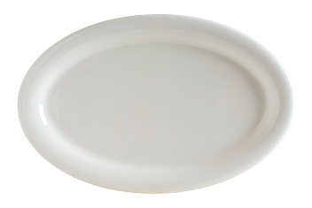 Блюдо овальное 220*140 мм. Белый Альбус Bonna /1/12/936/