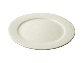 Тарелка d=225 мм. мелкая слон.кость /6/48/