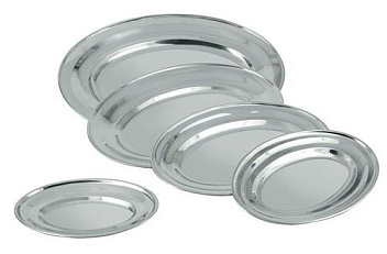 Блюдо овальное нерж. 41*29 см. MGsteel /1/36/ АКЦИЯ